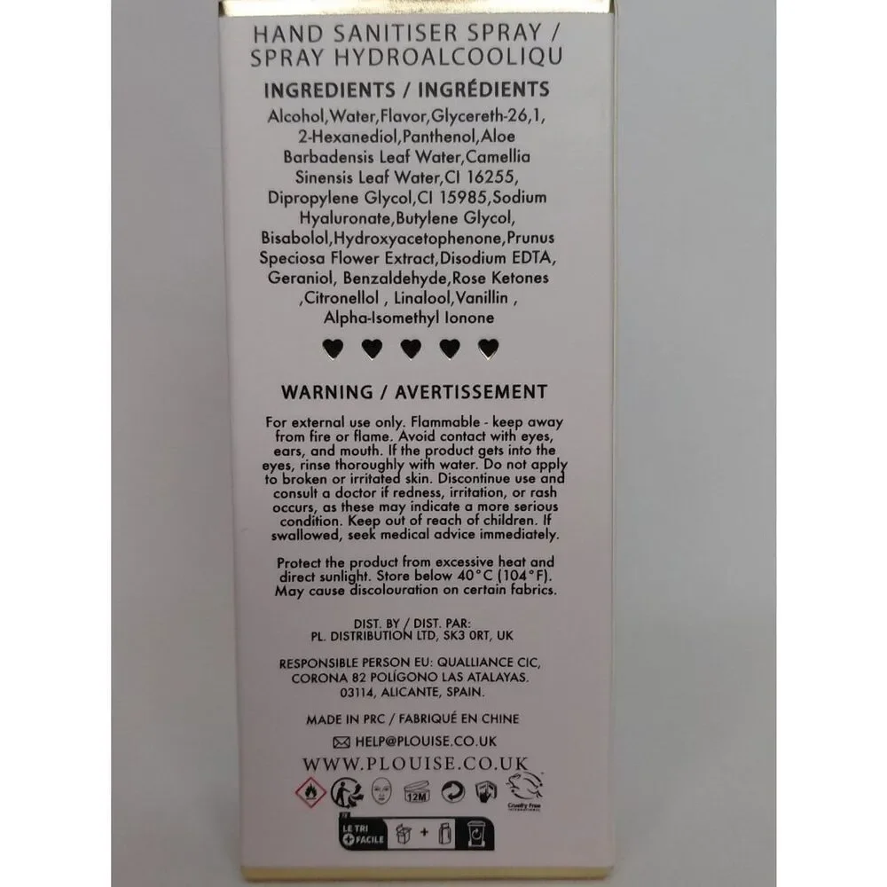 P.Louise - Clean Hearted Hand Cleansing Spray - Cherry Blossom